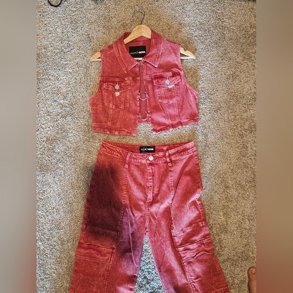 Fashion Nova Step To It 2 Piece Outfit - Picture 6 of 6